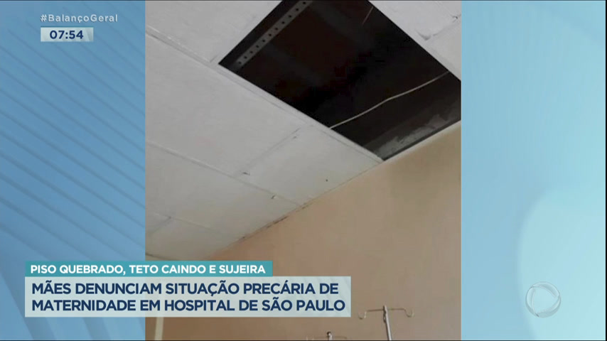 maes-denunciam-problemas-de-estrutura-e-falta-de-higiene-em-maternidade-de-hospital-publico-em-sp