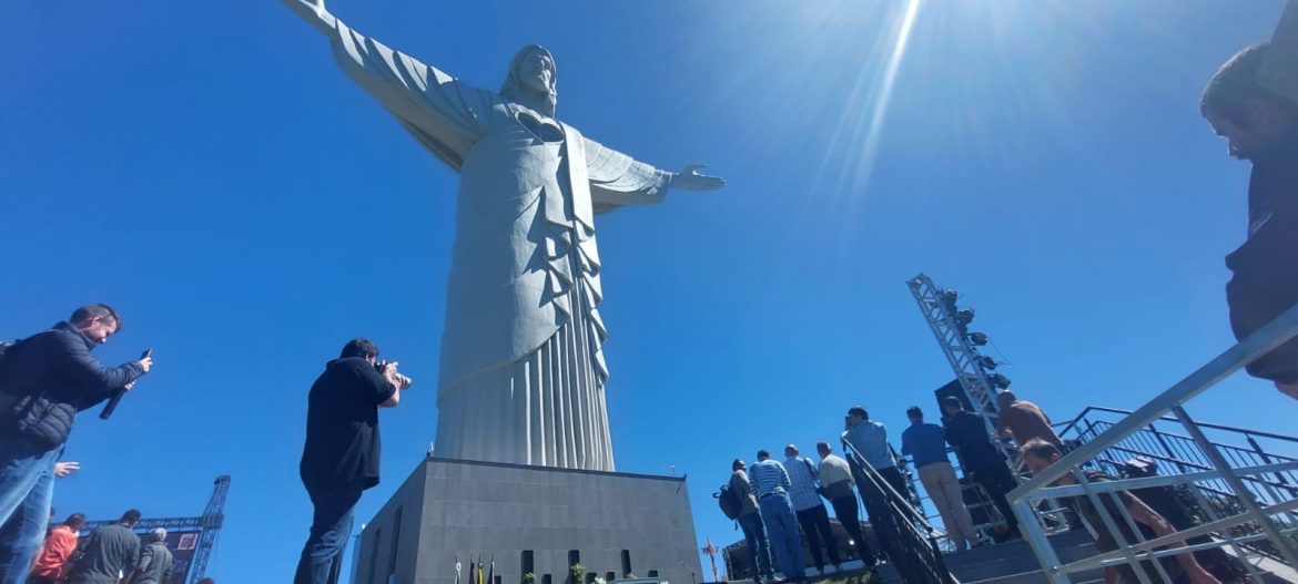 complexo-do-cristo-protetor-e-inaugurado-em-encantado-e-visitas-comecam-na-terca-feira