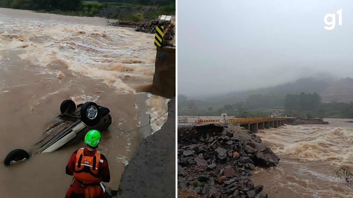 temporal-no-rs:-corpo-de-jovem-e-encontrado-apos-cabeceira-de-ponte-ceder-e-carro-ser-arrastado-por-agua