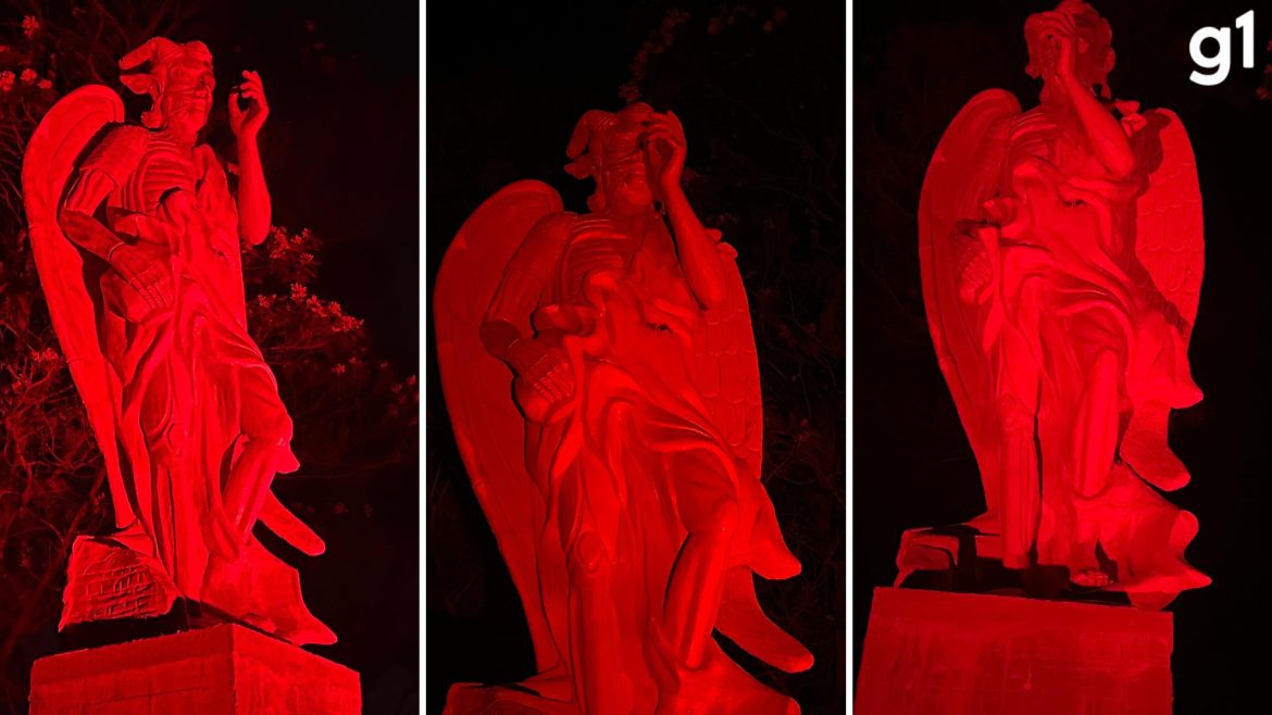 um-ano-apos-instalacao-de-estatua,-templo-de-lucifer-segue-interditado-e-aguarda-decisao-judicial