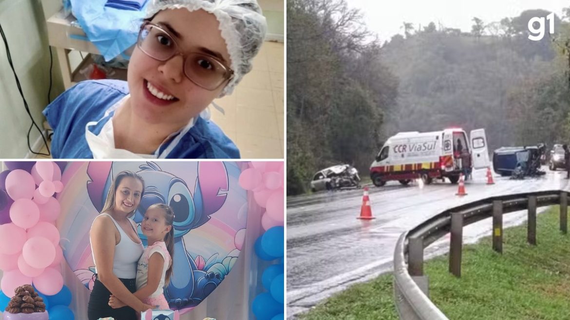 pediatra-mae-de-recem-nascido-de-40-dias-e-uma-das-vitimas-de-acidente-que-matou-tres-na-br-386-no-rs;-bebe-ficou-ferido