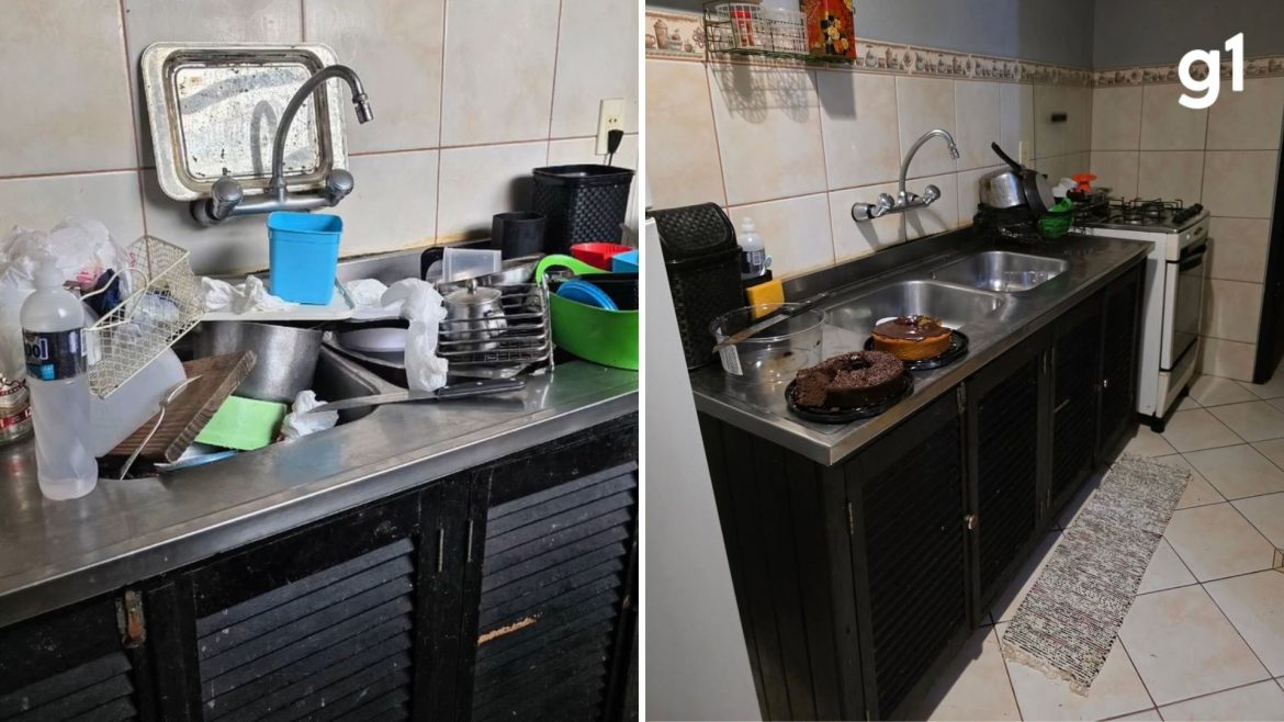 apartamento-onde-ex-atriz-rejane-schumann-foi-resgatada-passa-por-mutirao-de-limpeza-no-rs;-veja-antes-e-depois