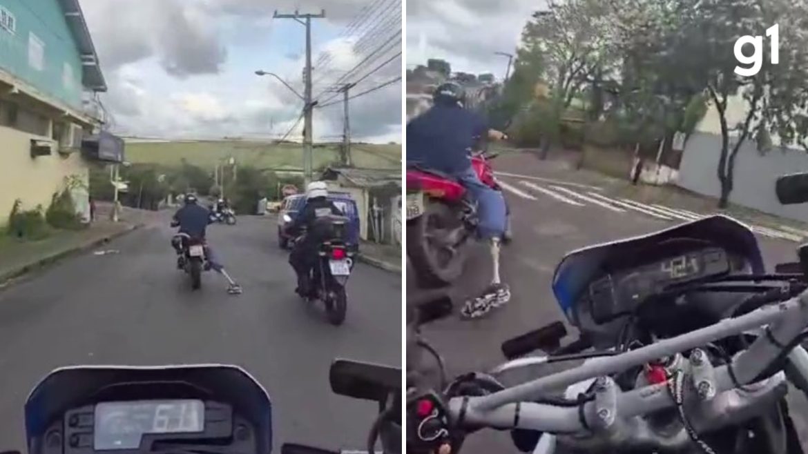 video:-protese-de-perna-se-solta-durante-perseguicao-de-motocicleta,-e-homem-e-preso-com-drogas-no-rs