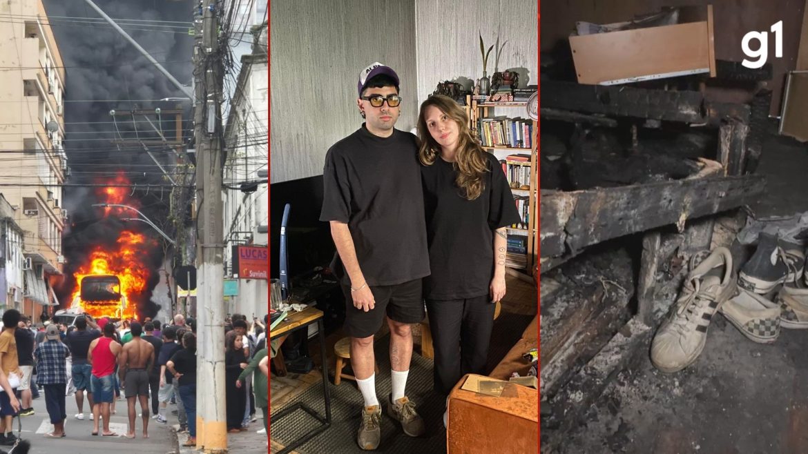 uma-semana-depois:-veja-como-ficou-apartamento-de-predio-atingido-por-incendio-apos-acidente-com-onibus-desgovernado-no-rs