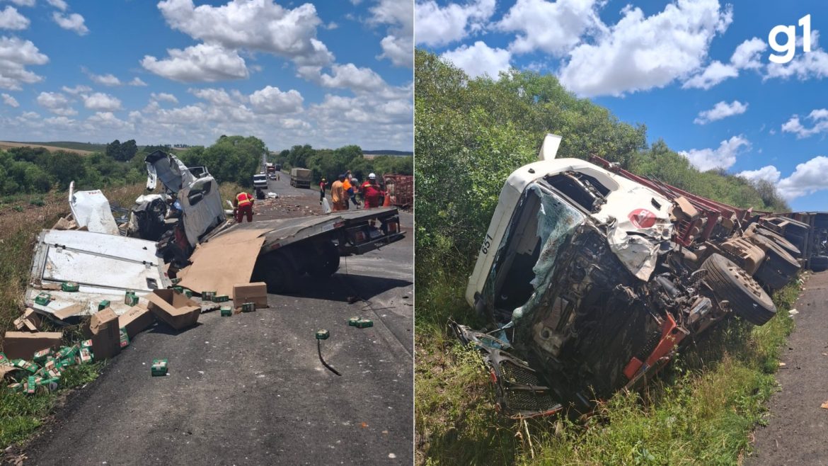 dois-motoristas-morrem-apos-caminhoes-colidirem-na-br-290,-no-rs