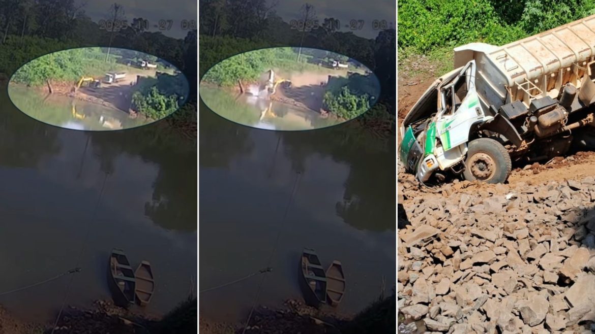 video:-homem-morre-apos-ser-atropelado-e-jogado-em-rio-por-caminhao-desgovernado-no-rs