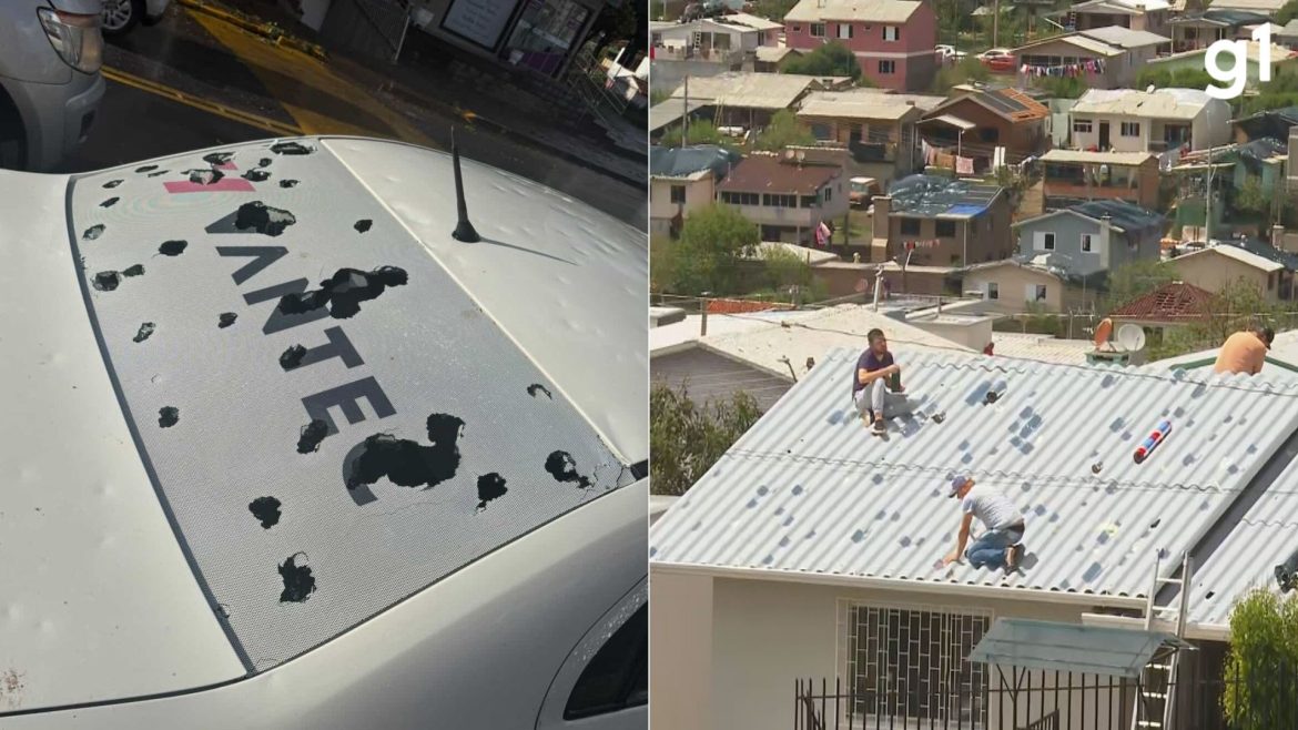queda-de-granizo-em-erechim-quebra-vidros-de-carros-e-destroi-telhados-em-poucos-minutos;-veja-fotos