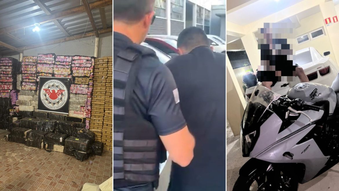 empresa-de-logistica-de-canoas-suspeita-de-transportar-drogas-de-7-estados-do-brasil-para-o-rs-e-alvo-de-operacao-da-policia;-40-pessoas-foram-presas