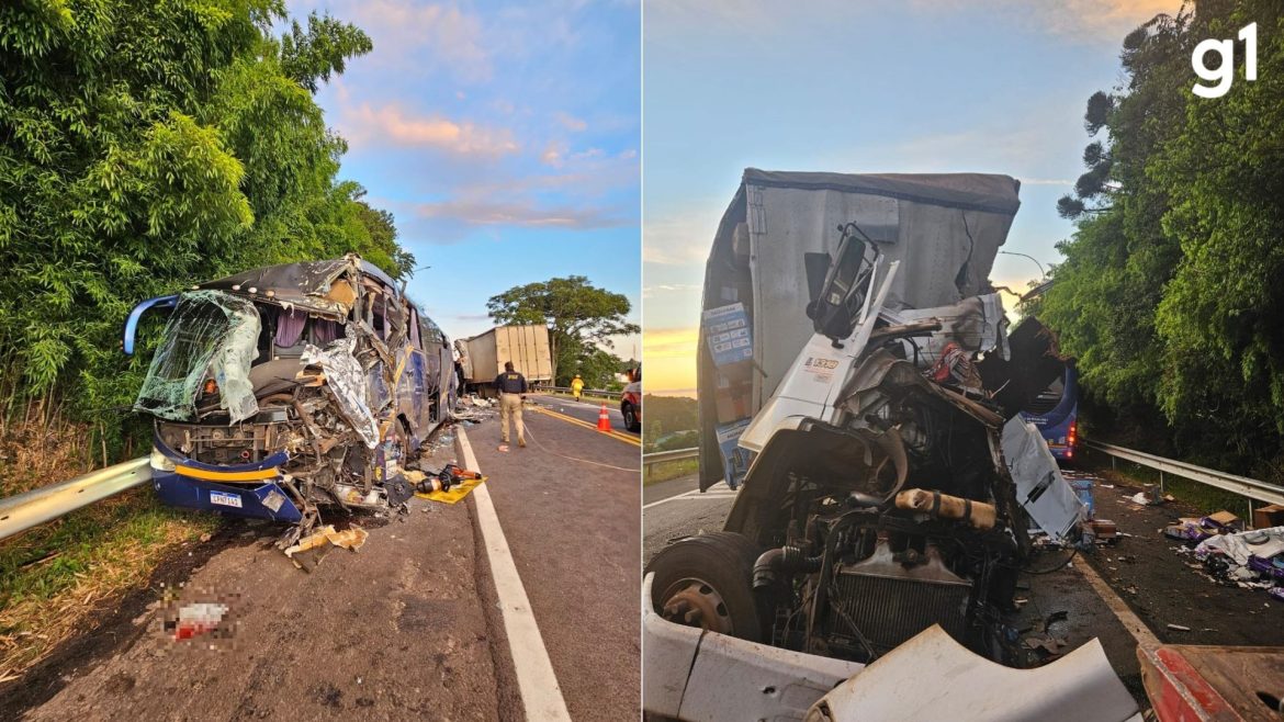 motorista-de-onibus-de-excursao-com-40-passageiros-morre-em-acidente-em-sao-jose-do-herval;-ha-pelo-menos-20-feridos