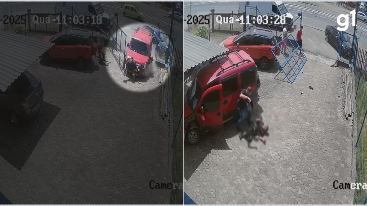 motorista-invade-loja,-atropela-mecanico-e-e-preso-em-flagrante-no-rs;-policia-investiga-tentativa-de-homicidio