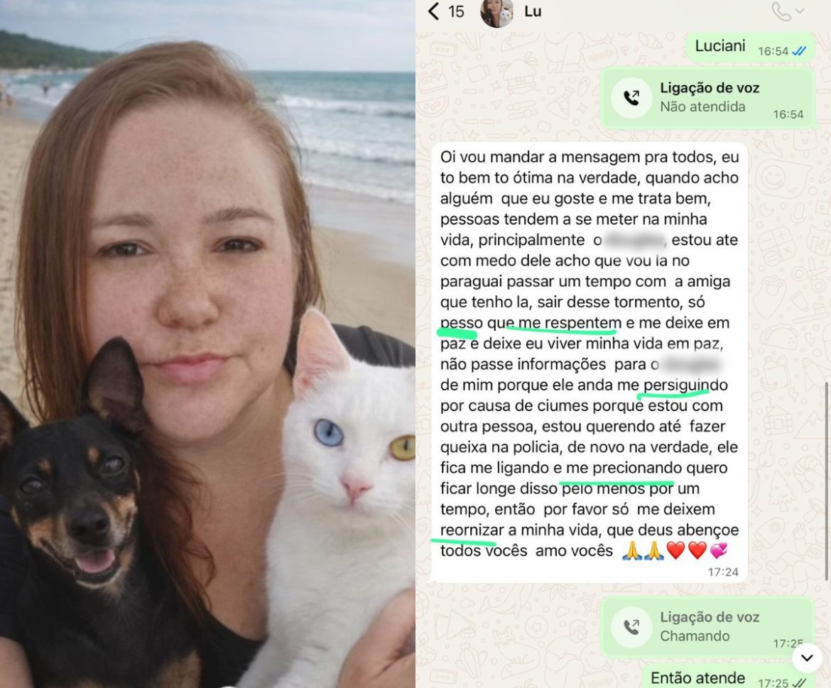 ‘ela-comecou-a-ficar-monossilabica’,-diz-irma-de-corretora-de-imoveis-gaucha-desaparecida-em-sc