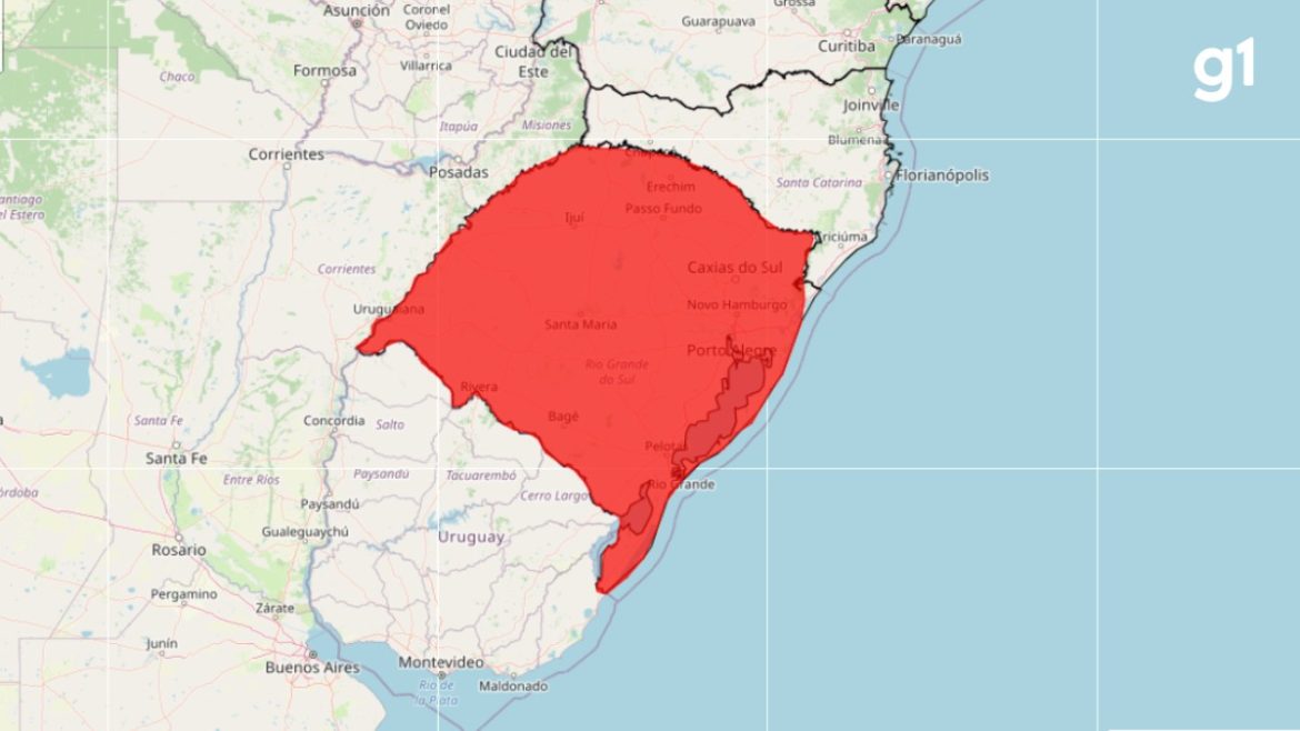 rs-tem-aviso-de-‘grande-perigo’-para-tempestades-nesta-segunda-feira,-aponta-inmet;-veja-previsao-para-a-semana