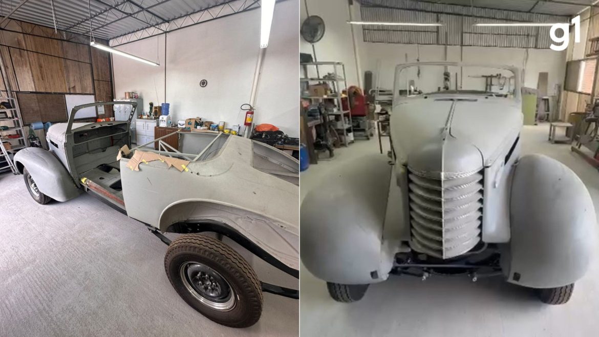 video:-especialista-em-carros-antigos,-detento-restaura-conversivel-raro-em-oficina-montada-dentro-de-presidio-no-rs