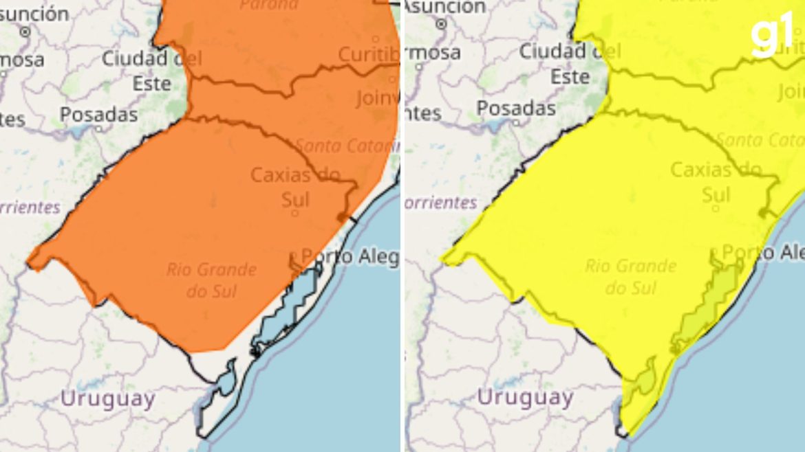 chuva-segue-no-rs-e-inmet-publica-avisos-para-risco-de-vento-de-ate-100-km/h-e-queda-de-granizo