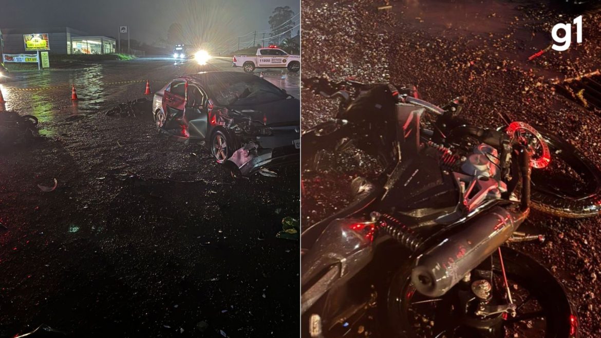 morre-quarta-vitima-de-acidente-com-jovens-no-rs;-irmas-e-amigos-estavam-em-motos-atingidas-por-carro