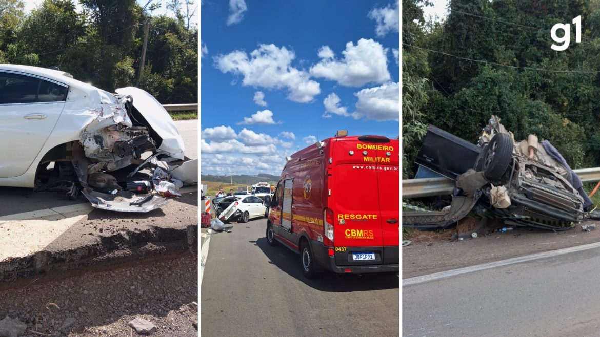 mae-e-filha-de-4-anos-morrem-em-acidente-envolvendo-carros-e-caminhao-bitrem-no-norte-do-rs