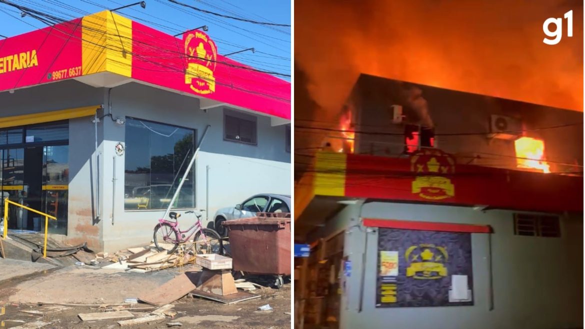 padaria-atingida-por-incendio-no-rs-ja-havia-sido-destruida-por-enchente-de-2024;-pavimento-onde-fogo-comecou-foi-construido-para-evitar-alagamentos