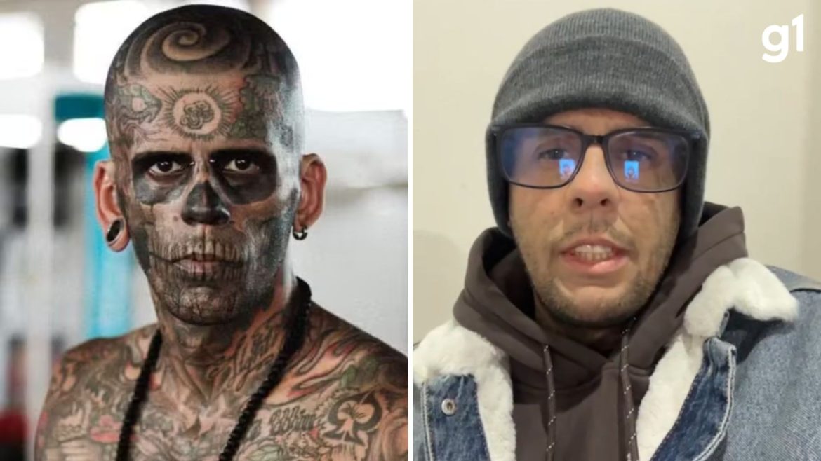 ‘mais-tatuado-do-brasil’-abandona-curso-de-teologia-por-problemas-de-saude-e-precisa-voltar-ao-rs
